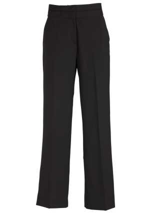 Womens Piped Band Pant Black 10