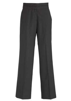 Womens Piped Band Pant Charcoal  16