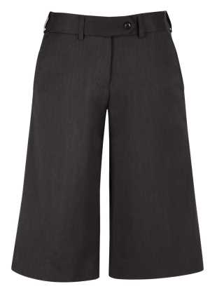 Womens Adjustable Waist Short Charcoal 10