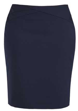 Womens Chevron Skirt Navy 10
