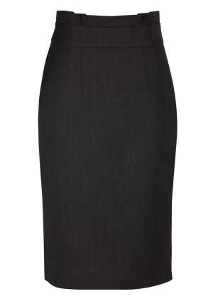 Womens Waisted Pencil Skirt Black  10