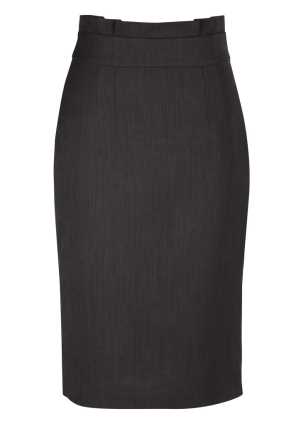 Womens Waisted Pencil Skirt Charcoal 10