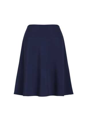 Womens Bandless Flared Skirt Marine 10