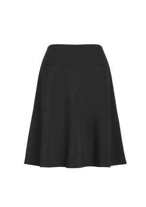 Womens Bandless Flared Skirt Slate 10