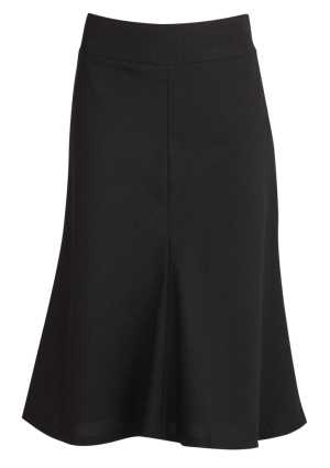 Womens Fluted Skirt Black 10