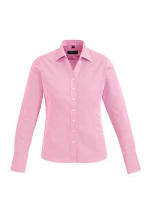 Womens Hudson Long Sleeve Shirt Melon 12