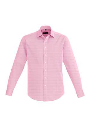 Mens Hudson Long Sleeve Shirt Melon 2XL