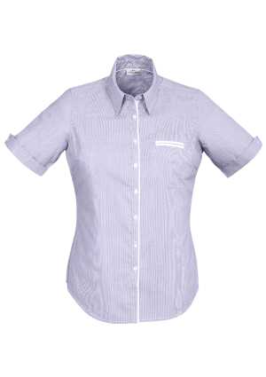 Womens Calais Short Sleeve Shirt Purple Reign 12