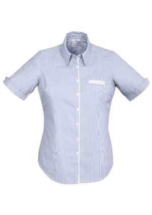 Womens Calais Short Sleeve Shirt Turkish Blue  10
