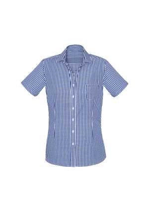 Womens Springfield Short Sleeve Shirt French Navy 10