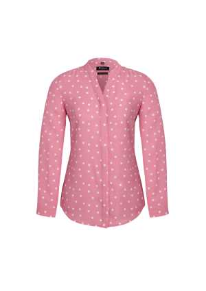 Womens Juliette Spot Print Blouse Dusty Rose 10