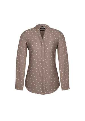 Womens Juliette Spot Print Blouse Moose 10