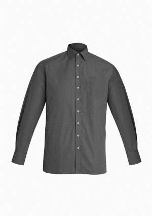 Mens Oscar Long Sleeve Shirt Black L