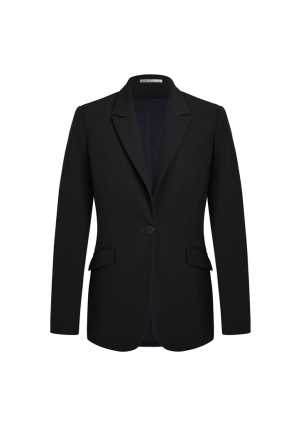 Womens Longline Jacket Black 10