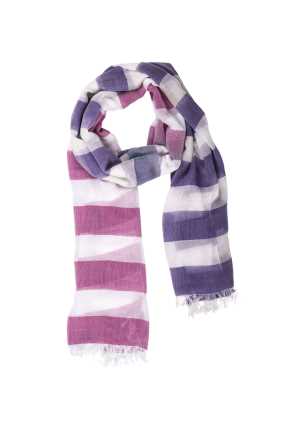 Womens Two Tone Scarf Melon/Purple Reign 1  1SZ