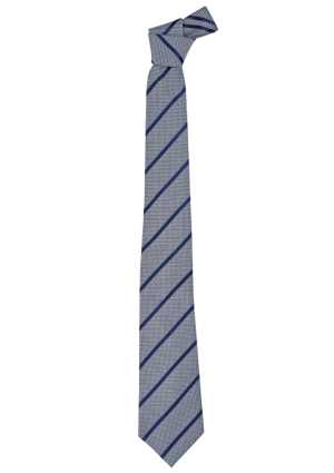 Mens Single Contrast Stripe Tie Patriot Blue 1SZ