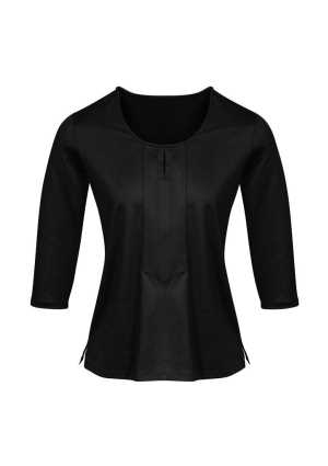 Womens Advatex Abby 3/4 Sleeve Knit Top Black  10