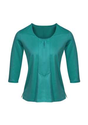 Womens Advatex Abby 3/4 Sleeve Knit Top Dynasty Green  10