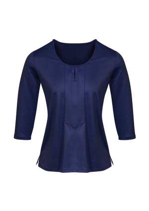 Womens Advatex Abby 3/4 Sleeve Knit Top Patriot Blue  10