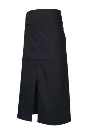 Continental Style Full Length Apron Black 1SZ