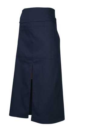 Continental Style Full Length Apron Navy 1SZ