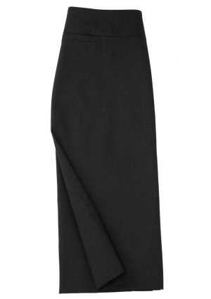 Ladies Classic Below Knee Skirt Black 10