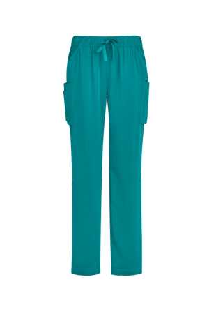 Avery Womens Straight Leg Scrub Pant Teal 2XL
