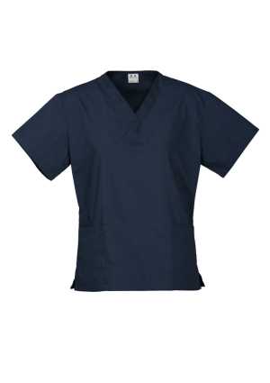 Ladies Classic Scrubs Top Navy 2XL