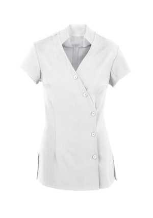 Ladies Zen Crossover Tunic White 20