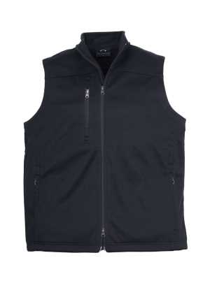 Mens Soft Shell Vest Black M