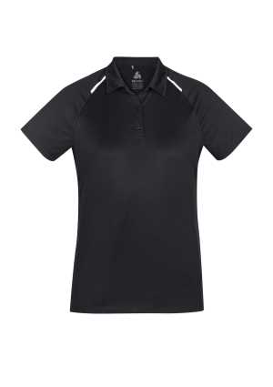 Academy Ladies Polo Black/White 10
