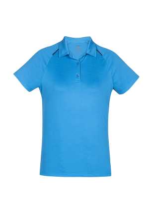 Academy Ladies Polo Cyan/Navy 10