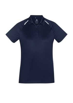 Academy Ladies Polo Navy/White 10