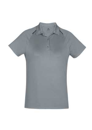 Academy Ladies Polo Silver/Charcoal 10