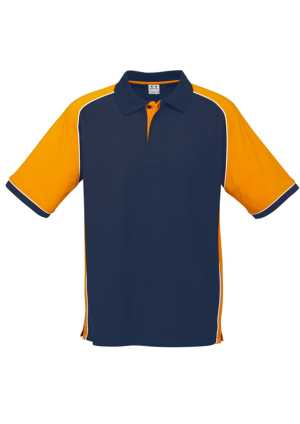 Mens Nitro Polo Navy/Gold/White 3XL