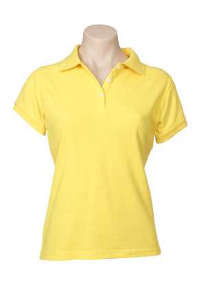 Ladies Neon Polo Yellow 22