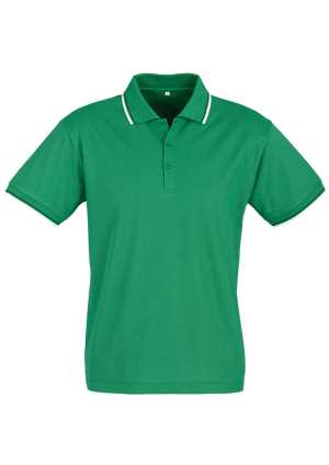 #D Mens Cambridge Polo Emerald/White/Black L