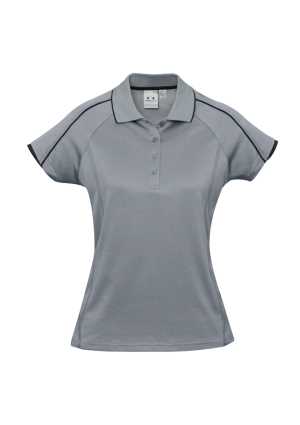 Ladies Blade Polo Silver Grey/Black 10