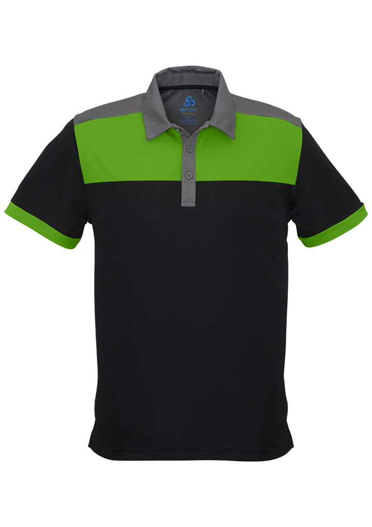 Biz Collection Mens Charger Polo W// Antibacterial Treated Fabric Odour Resists