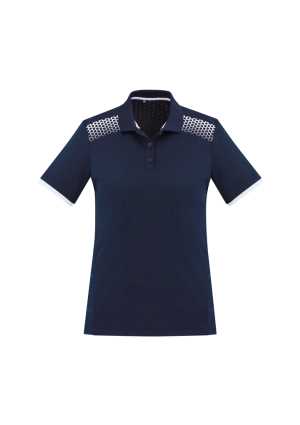 Ladies Galaxy Polo Navy/White 10