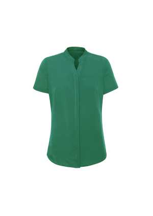 Womens Juliette S/S Blouse Lorikeet Green 10