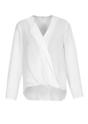 Lily Ladies Hi-Lo Blouse White 10