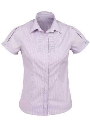 Ladies Berlin Short Sleeve Shirt Grape 8