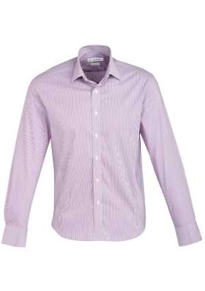 Mens Berlin Long Sleeve Shirt Grape 2XL