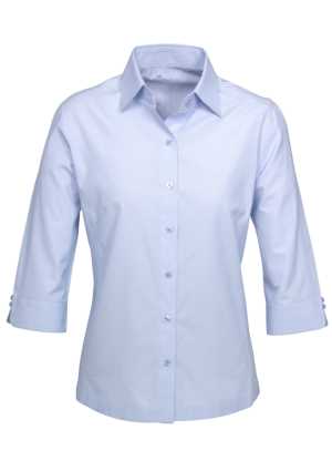 Ladies Ambassador 3/4 Sleeve Shirt Blue 10