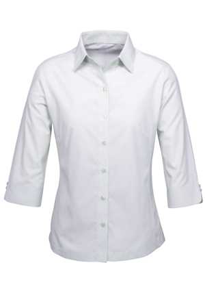 Ladies Ambassador 3/4 Sleeve Shirt Silver Grey 10
