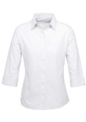 Ladies Ambassador 3/4 Sleeve Shirt White 10