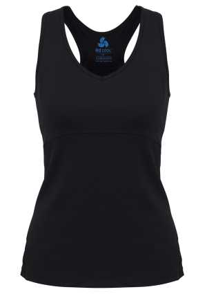 Ladies Maya Sports Bra Top Black/Black 2XL