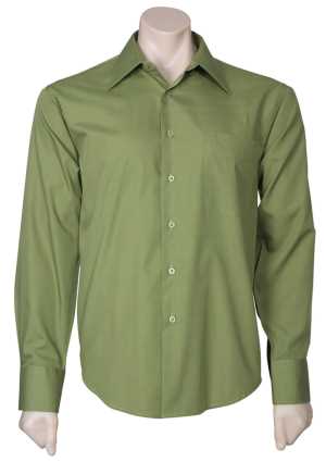 Mens Metro Long Sleeve Shirt Avocado 2XL