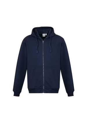 Mens Crew Zip Hoodie Navy 2XL